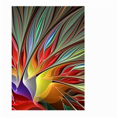 Fractal Bird Of Paradise Large Garden Flag (two Sides)