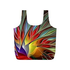 Fractal Bird Of Paradise Full Print Recycle Bag (s) by WolfepawFractals