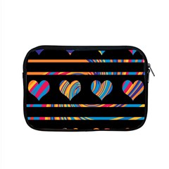 Colorful Harts Pattern Apple Macbook Pro 15  Zipper Case by Valentinaart