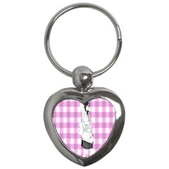 Cute Anime Girl Key Chains (heart)  by Brittlevirginclothing