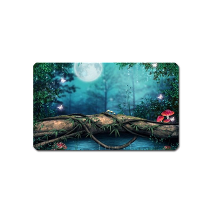 Fantasy nature  Magnet (Name Card)