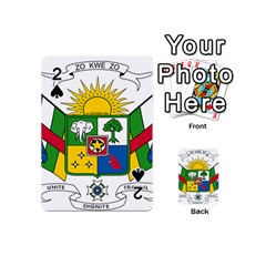 Coat Of Arms Of The Central African Republic Playing Cards 54 (mini) 