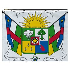 Coat Of Arms Of The Central African Republic Cosmetic Bag (xxxl)  by abbeyz71