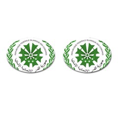 National Seal Of The Comoros Cufflinks (oval)