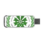 National Seal of the Comoros Portable USB Flash (One Side) Front