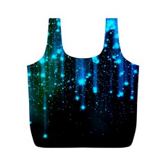 Abstract Stars Falling  Full Print Recycle Bags (m)  by Brittlevirginclothing