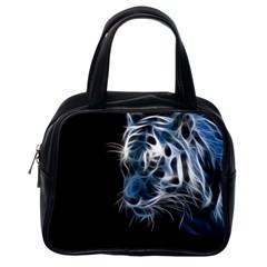 Ghost Tiger  Classic Handbags (one Side) by Brittlevirginclothing