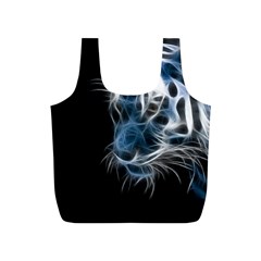 Ghost Tiger  Full Print Recycle Bags (s)  by Brittlevirginclothing