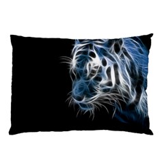 Ghost Tiger Pillow Case by Brittlevirginclothing