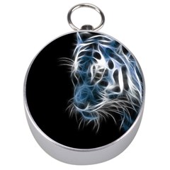 Ghost Tiger Silver Compasses by Brittlevirginclothing