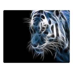 Ghost Tiger Double Sided Flano Blanket (large)  by Brittlevirginclothing