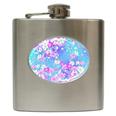 Colorful Pastel Colors Hip Flask (6 Oz) by Brittlevirginclothing