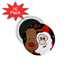 Xmas Selfie 1 75  Magnets (10 Pack)  by Valentinaart