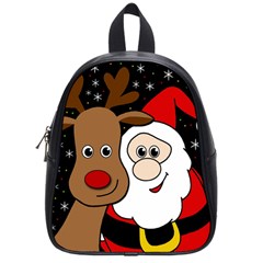 Xmas Selfie School Bags (small) 