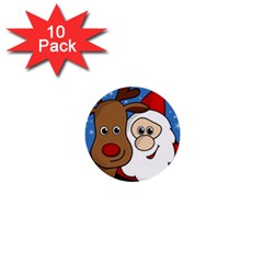 Christmas selfie 1  Mini Buttons (10 pack) 
