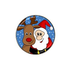 Christmas selfie Hat Clip Ball Marker (10 pack)