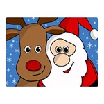 Christmas selfie Double Sided Flano Blanket (Mini)  35 x27  Blanket Front