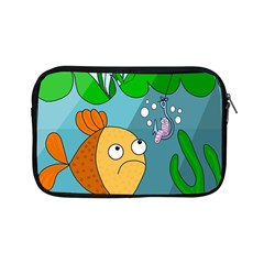 Fish and worm Apple iPad Mini Zipper Cases