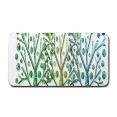 Magical Green Trees Medium Bar Mats by Valentinaart