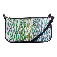 Magical Green Trees Shoulder Clutch Bags by Valentinaart