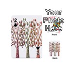 Magical autumn trees Playing Cards 54 (Mini)  Front - Spade2