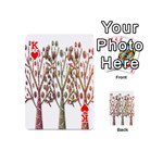 Magical autumn trees Playing Cards 54 (Mini)  Front - HeartK