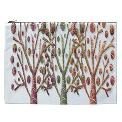 Magical Autumn Trees Cosmetic Bag (xxl)  by Valentinaart