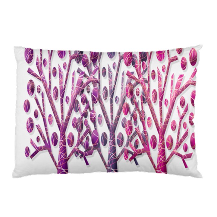 Magical pink trees Pillow Case