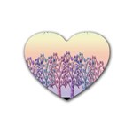 Magical hill Heart Coaster (4 pack)  Front