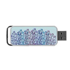 Blue Magical Hill Portable Usb Flash (one Side) by Valentinaart