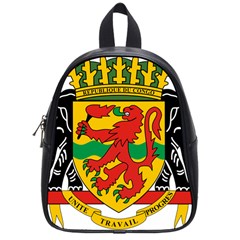 Coat Of Arms Of The Republic Of The Congo School Bags (small) 