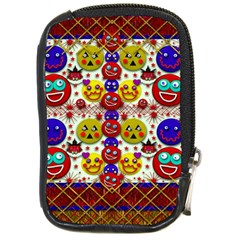 Smile And The Whole World Smiles  On Compact Camera Cases by pepitasart