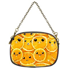 Cute Orange  Chain Purses (one Side)  by Brittlevirginclothing