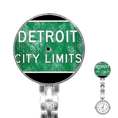 Detroit City Limits Stainless Steel Nurses Watch