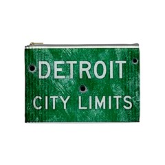 Detroit City Limits Cosmetic Bag (medium)  by DetroitCityLimits