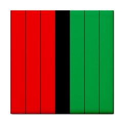 Kwanzaa Colors African American Red Black Green  Tile Coasters by yoursparklingshop