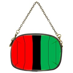 Kwanzaa Colors African American Red Black Green  Chain Purses (two Sides)  by yoursparklingshop