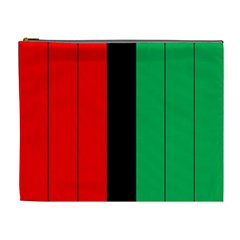 Kwanzaa Colors African American Red Black Green  Cosmetic Bag (xl) by yoursparklingshop