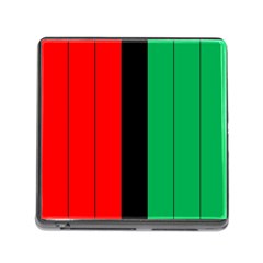 Kwanzaa Colors African American Red Black Green  Memory Card Reader (square) by yoursparklingshop