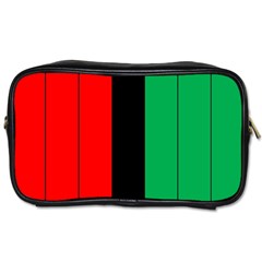 Kwanzaa Colors African American Red Black Green  Toiletries Bags 2-side by yoursparklingshop