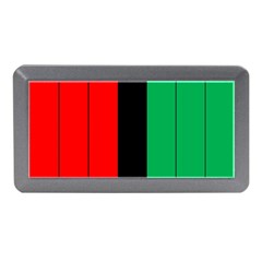 Kwanzaa Colors African American Red Black Green  Memory Card Reader (mini) by yoursparklingshop