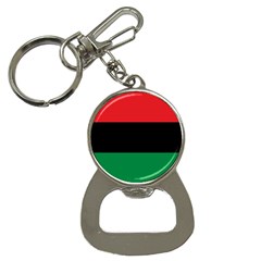 Pan African Unia Flag Colors Red Black Green Horizontal Stripes Button Necklaces by yoursparklingshop