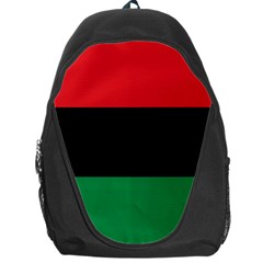 Pan African Unia Flag Colors Red Black Green Horizontal Stripes Backpack Bag by yoursparklingshop