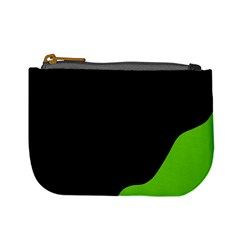 Black And Green Mini Coin Purses by Valentinaart