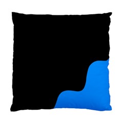 Blue and black Standard Cushion Case (Two Sides)