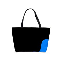 Blue and black Shoulder Handbags