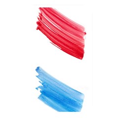 Tricolor Banner Flag, Red White Blue Memory Card Reader by picsaspassion