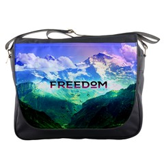 Freedom Messenger Bags by Brittlevirginclothing