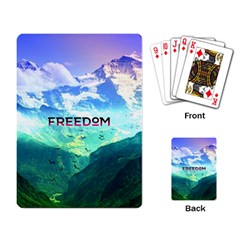 Freedom Playing Card by Brittlevirginclothing