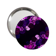 Purple Bubbles 2 25  Handbag Mirrors by Valentinaart